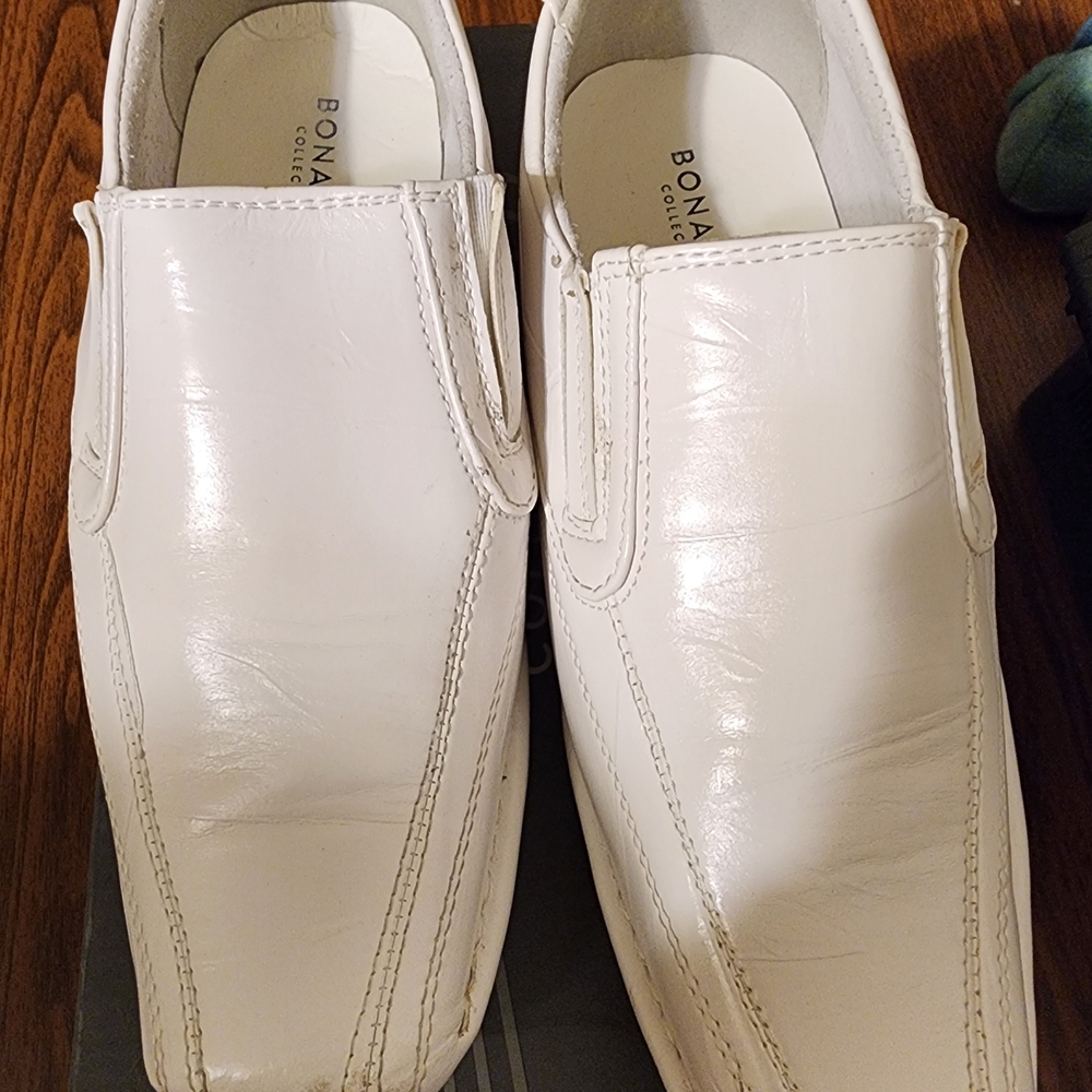 Men's Classic White Slip-On Loafers